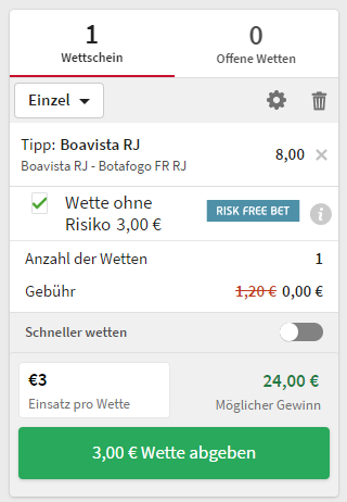 Tipico Freebet